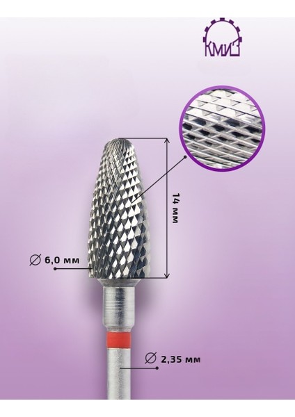 Manikür Çıkarma Çelik Törpü Ucu Kırmızı Mısır Fpd 060-M fiyatları