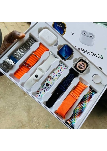 I20 Ultra Max Suit 49MM 2inç Ekran + 7 Kordon + Airpods Pro (2. Nesil) indirimleri