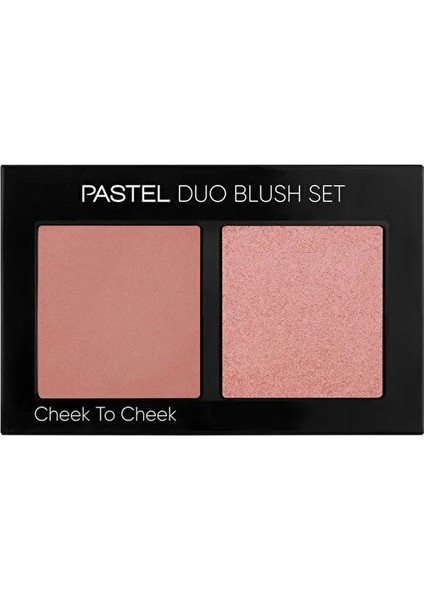 Profashion Duo Blush Set Cheek To Cheek - No:10 Hot Pink - 1 Adet