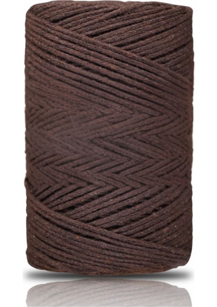Pamuk Makrome 2 mm Kahverengi