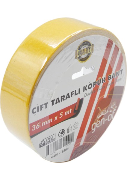 Çift Taraflı Köpük Bant 36X5 M (GEN-8304) fiyatları