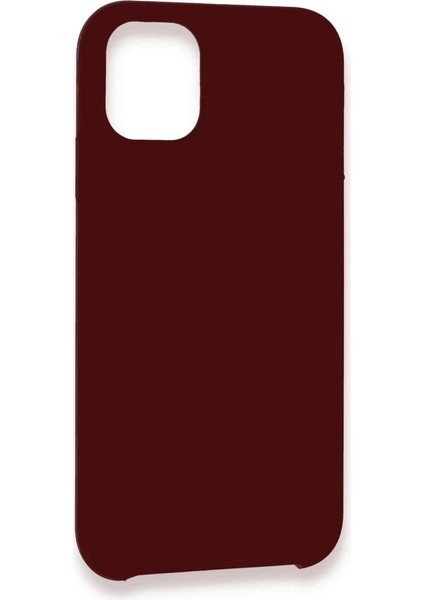 iPhone 12 Kılıf Lansman Legant Silikon - Bordo modelleri