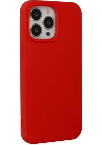 Bfs iPhone 14 Pro Kılıf Nano Içi Kadife Silikon - Kırmızı fiyatları