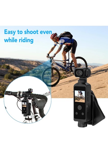 4K Eylem Dijital Kamera 1.33 "ekran 270 Derece Döndürme Wifi Iletim Kaydı Hafif Taşınabilir Spor Hareket Kameraları modelleri