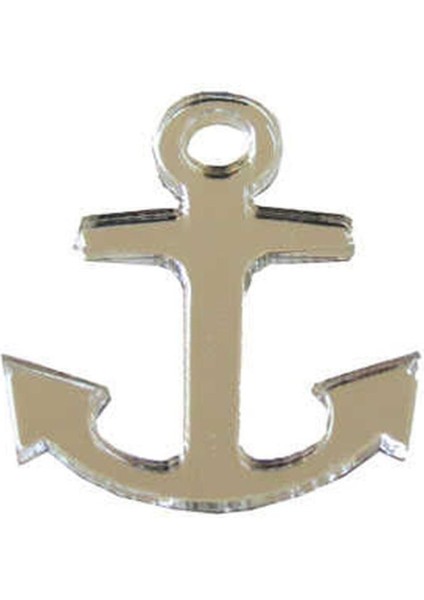 Renkli Pleksi Ayna Çapa, 20 Adet, 3x3,5 Cm, Dekoratif ve Şık Tasarım.