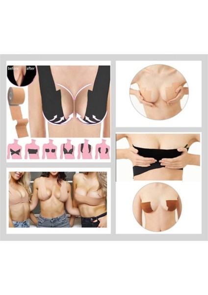 Şekillendirici ve Dikleştirici Bant, Siyah, Konforlu ve Estetik Destek modelleri