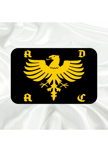 ADAC Otomobil Kulübü Kartal Pleksi Panjur Arması - 2 I Universal Vidalı Oto Panjur Süsü I Araba Panjur Süsü