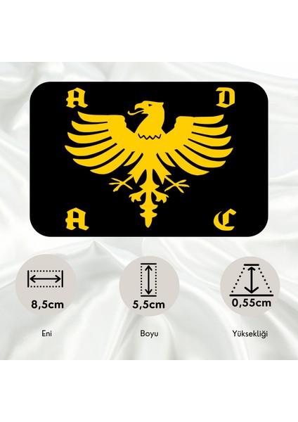 ADAC Otomobil Kulübü Kartal Pleksi Panjur Arması - 2 I Universal Vidalı Oto Panjur Süsü I Araba Panjur Süsü fiyatları