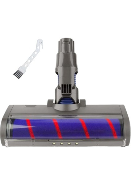 V6 DC58 DC59 DC62 DC72 Vakumlar Için Toz Işığı Ile Yumuşak Silindir Fırçası Yedek Parçası Sert Ahşap Temizleyici Için (Yurt Dışından)