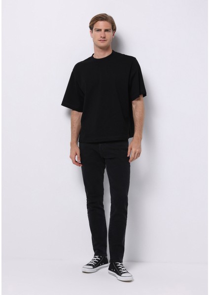Skinny Fit Erkek Siyah Jean Pantolon