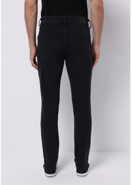 Skinny Fit Erkek Siyah Jean Pantolon fiyatları