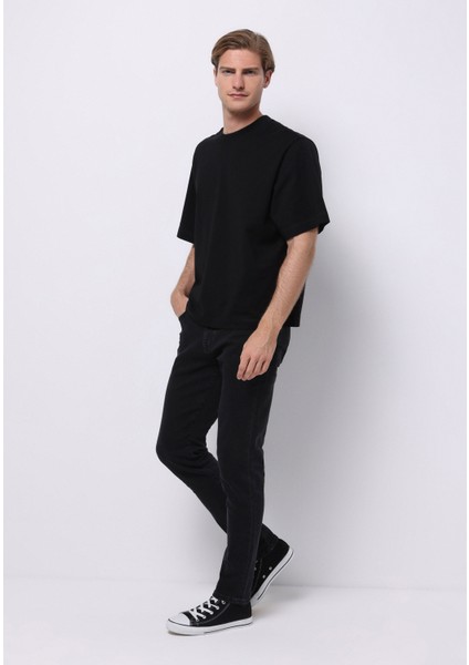 Skinny Fit Erkek Siyah Jean Pantolon modelleri