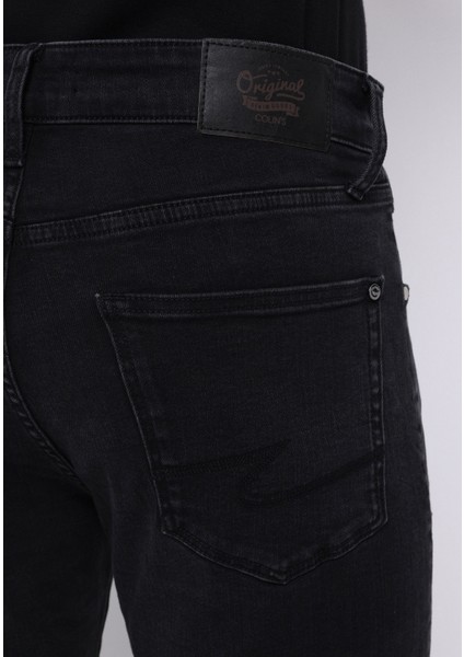 Skinny Fit Erkek Siyah Jean Pantolon