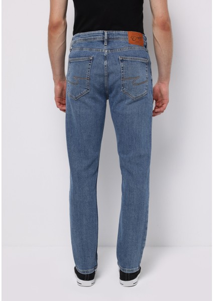 Regular Fit Erkek Açik Indigo Jean Pantolon fiyatları