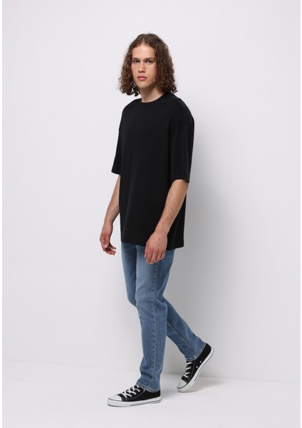 Regular Fit Erkek Açik Indigo Jean Pantolon modelleri