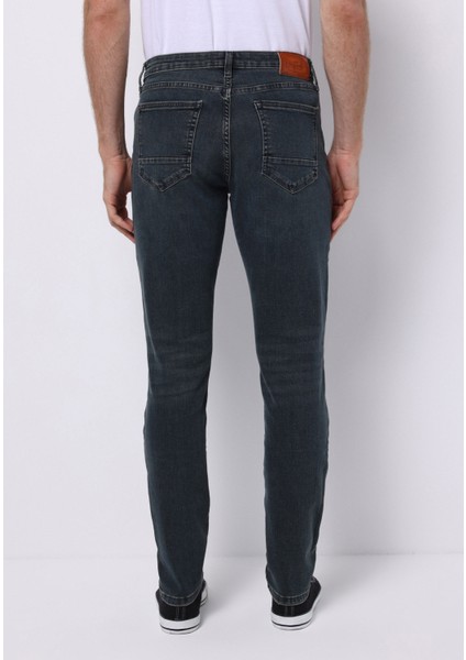 Slim Fit Erkek Yeşil Jean Pantolon fiyatları