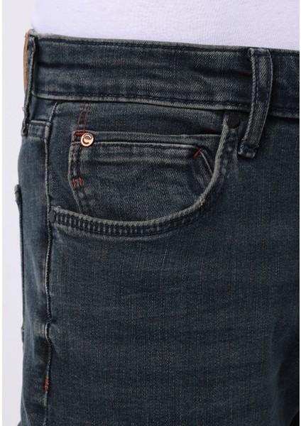 Slim Fit Erkek Yeşil Jean Pantolon indirimleri