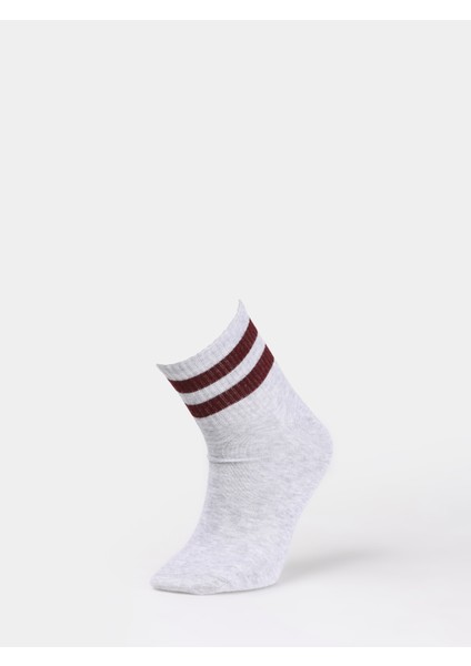 Erkek Bordo Çorap