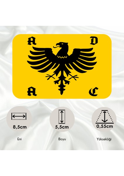 ADAC Otomobil Kulübü Kartal Pleksi Panjur Arması - 1 I Universal Vidalı Oto Panjur Süsü I Araba Panjur Süsü fiyatları