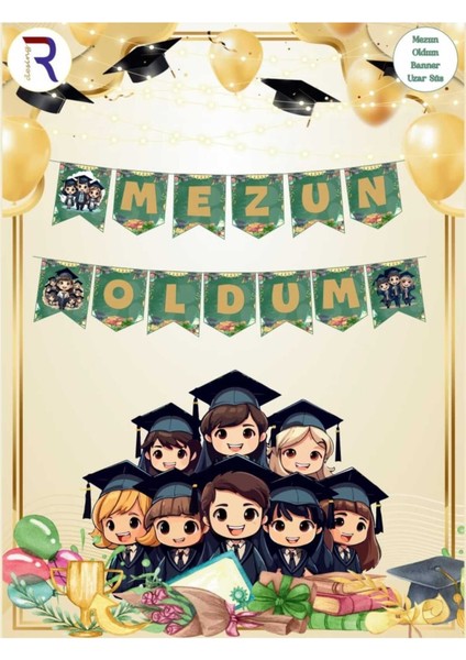 Mini Parti Mağazası Mezuniyet Banneri, Şık Siyah Tasarım, Kutlama ve Anı Güzelleştirir. fiyatları