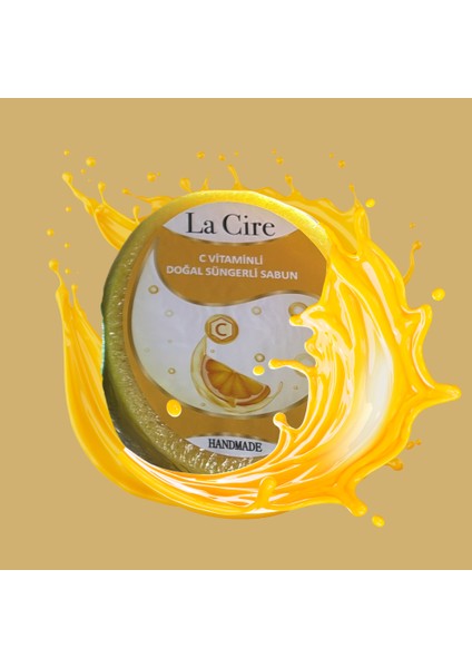 C Vitaminli Doğal Süngerli Sabun 130GR