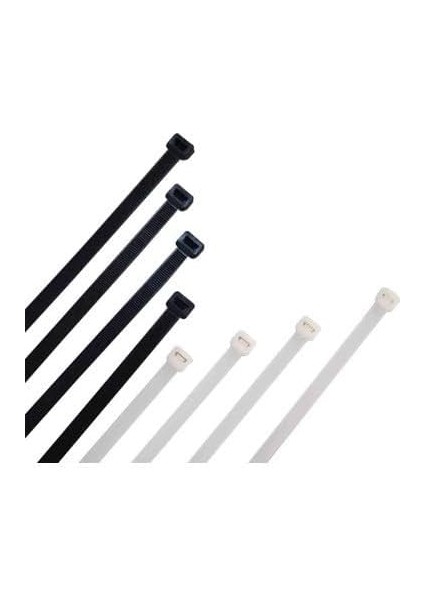 2,5X150 Siyah Kablo Bağı & Plastik Kelepçe & Cırt Kelepçe 100 Adet (Paket)