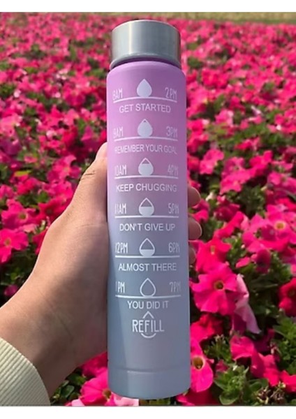 Mor 500 ml Tritan Spor Su Şişesi, Sağlıklı ve Şık Tasarım