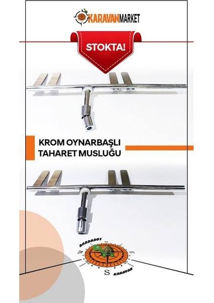 Taharet Musluğu Krom Oynarbaşlı Elektrikli/maceratörlü Tuvalet Ile Uyumlu