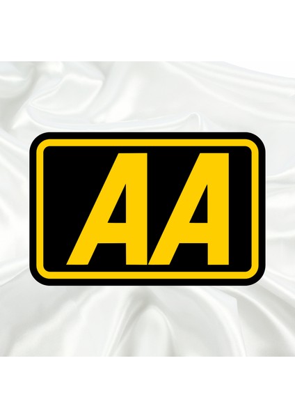 AA Otomobil Kulübü Pleksi Panjur Arması - 2 I Universal Vidalı Oto Panjur Süsü I Araba Panjur Süsü
