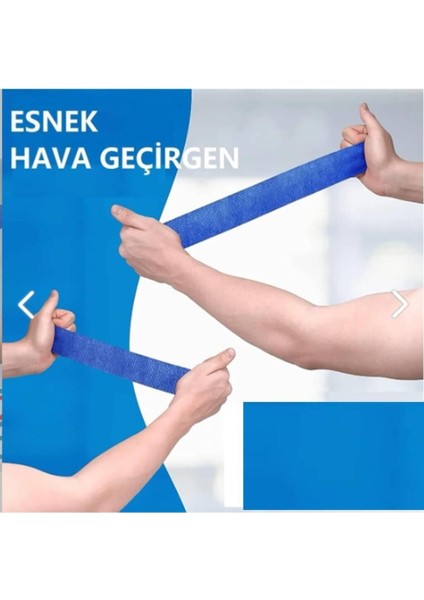 Mavi Kendine Yapışan Elastik Bandaj 5cm x 4,5m, Rahat ve Pratik Kullanım Sağlar fiyatları
