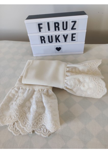 Beyaz Tüllü Uzatıcı Seyyar Manşet Kolluk, Şık ve Kullanışlı Aksesuar modelleri