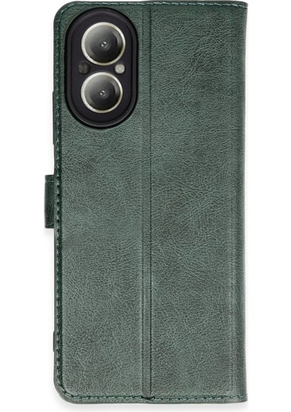 Realme 12 Lite Kılıf Trend S Plus Kapaklı Kılıf - Yeşil