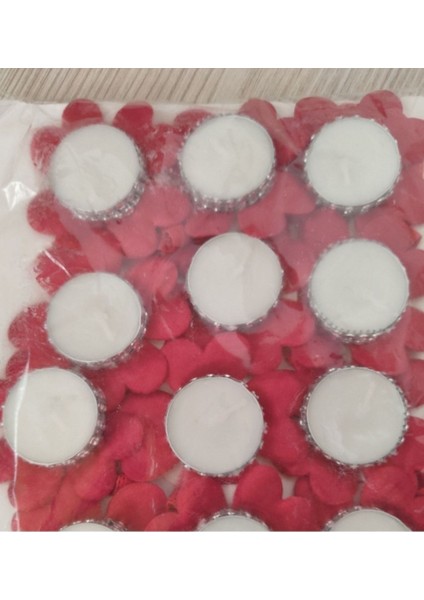 Pembe Kalpli Kına Mumları 24'lü Set, Şık ve Zarif Düğün Dekoru Seçeneği fiyatları