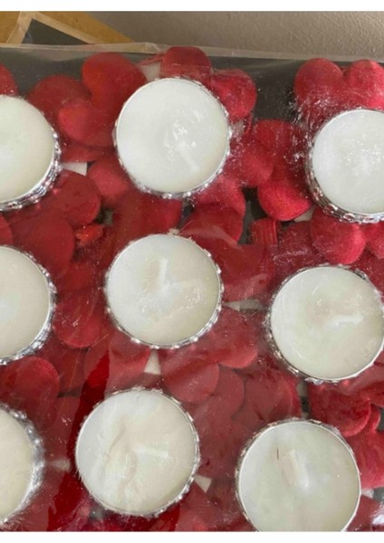 Pembe Kalpli Kına Mumları 24'lü Set, Şık ve Zarif Düğün Dekoru Seçeneği modelleri