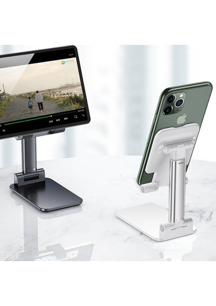 Masa Üstü Tablet ve Telefon Tutucu Stand Uzunluk Ayarlı Masaüstü Şarj Stand fiyatları