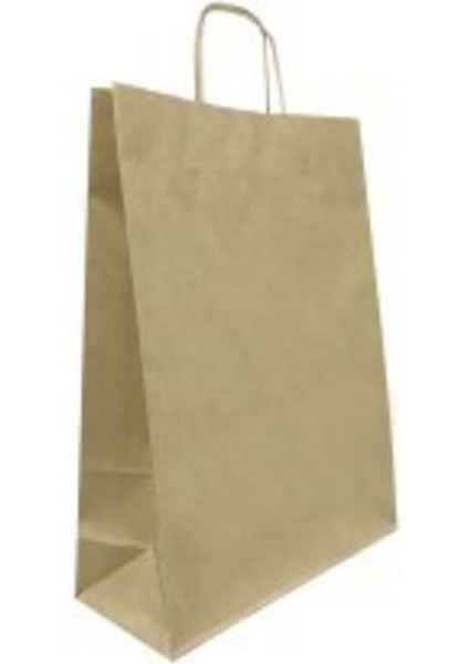 Renkli 18X8X24 Büküm Saplı Poşet 25'li, Dayanıklı ve Pratik Kullanım Için Ideal.