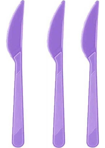 Mor Renkli 25 Adet Pratik ve Şık Bıçak Seti, Mutfak Ihtiyaçlarınız Için Ideal