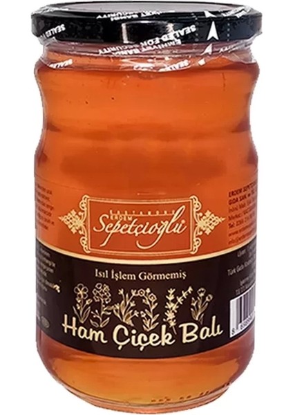 Doğal Ham Çiçek Balı 850 gr (Isıl Işlem Görmemiş)
