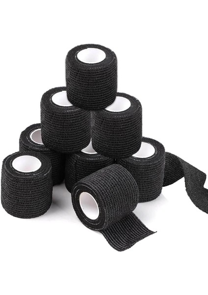 Yapışkan Elastik Koban, Siyah, 12 Adet, Esnek ve Güçlü Bandaj Seti fiyatları