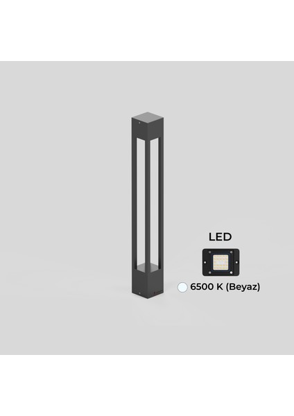 Orvia LED Bahçe Aydınlatması | 80 cm Dış Mekan Bollard Aydınlatması