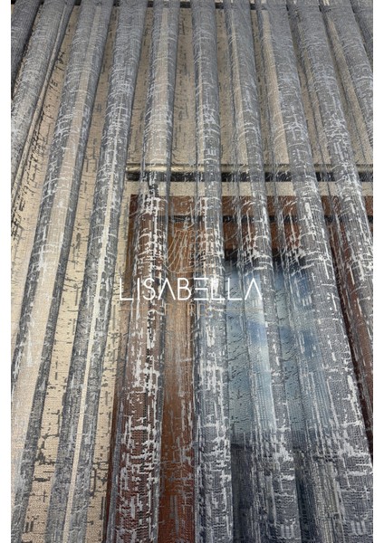 Antrasit Gri Muazzam Tül Perde – 1x2.5 Pileli Dikilmiş modelleri