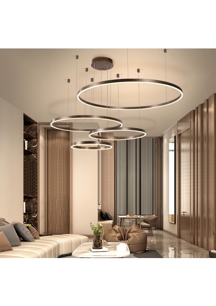 Antrasit Çember Ø40,60,80,100,120CM, 3000K Işık, Kumandalı, LED Lamba,yuvarlak Sarkıt Avize,modern Aydınlatma,dekoratif Işık fırsatları