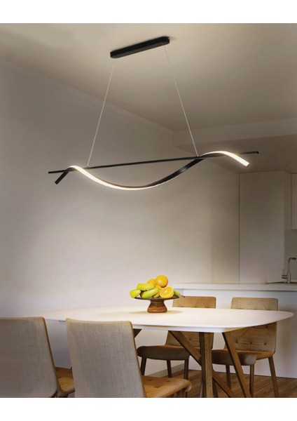 Antrasit 120CM, 3000K Işık, Kumandalı, Burgu Sarkıt, Sarkıt Modern Aydınlatma, Dekoratif Işık fiyatları