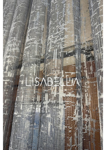 Antrasit Gri Muazzam Tül Perde – 1x2.5 Pileli Dikilmiş indirimleri