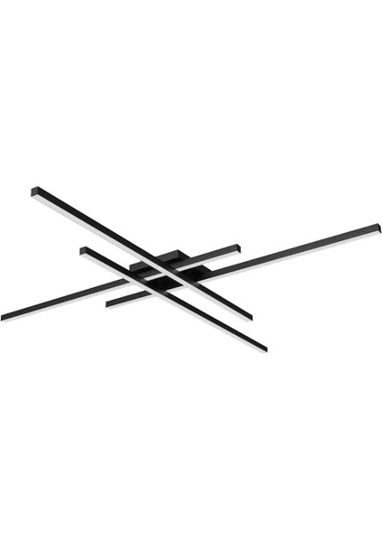 Siyah 105X105CM 3000K Işık, Kumandalı, LED Tavan Lambası,avize,modern Aydınlatma,dekoratif Işık fırsatları