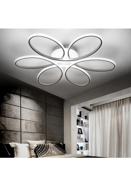 Gold Papatya Ø60CM 3000K Işık Rengi, Kuamndalı LED Tavan Lambası,oval Avize,modern Aydınlatma,dekoratif Işık fiyatları