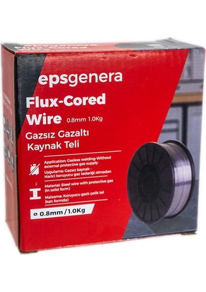 K108 Gazsız Gazaltı Mıg Kaynak Teli 0.8 mm (1 kg Makara) fiyatları