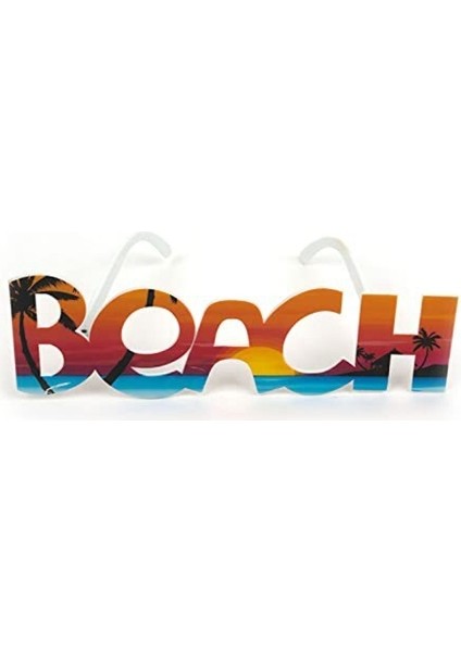 Beach Yazılı Parti Gözlüğü fırsatları