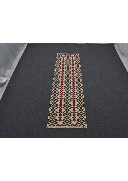 Yeni El Dokuma Otantik Ince Balıkesir Yörük Mini Yolluk Yün Kilim 5925 modelleri