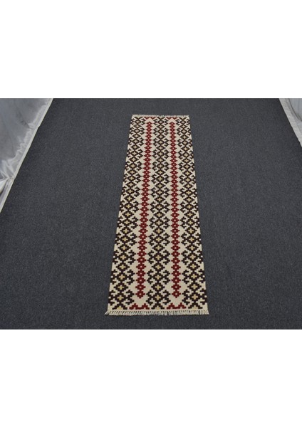 Yeni El Dokuma Otantik Ince Balıkesir Yörük Mini Yolluk Yün Kilim 5925 fırsatları